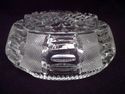 Pair of Heavy Cut Crystal Ashtrays, 20th Century, 