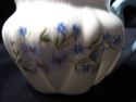 Shelley Blue Rock #13691 Footed Cream Pitcher/Crea