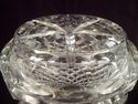 Crystal Decanter with Ball Stopper, Diamond Patter