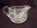 American Brilliant Period Cut Crystal Creamer and 