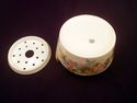 Antique Limoges France Porcelain Butter Tub, Separ