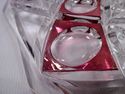 Very Rare Ruby Glass Cut to Clear Cake Plate, Swir