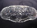 Antique American Brilliant Period Cut Crystal Cele