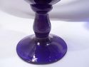 Set of 7 Large Cobalt Blue Goblets, Studio Glass, 