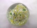 Collection of 6 Paperweights, Hand-Made Glass, Flo