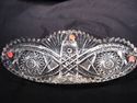 Antique American Brilliant Period Cut Crystal Cele