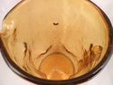 Large Amber Blenko Crackle Glass Pitcher, 10" Heig