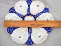 Antique Porcelain Six-Well Oyster Plate, 1880's, B