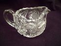 American Brilliant Period Antique Cut Crystal Crea