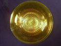 Set 7 Exceptional Early Vintage Amber Salad Plates