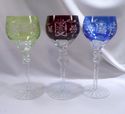 Set of 5 Rare Ajka Marsala Exceptional Cut Crystal