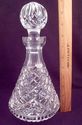 Marked Waterford Cut Crystal Alana Pattern Decante