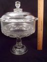 Large Antique EAPG Covered Compote, Over 5 Lbs, Ci