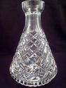 Marked Waterford Cut Crystal Alana Pattern Decante