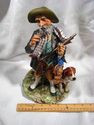 RARE Capodimonte Porcelain Figurine "Hunter and Do