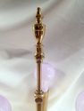 Vintage Brass 3-Bulb Lamp, Tall, Over 7 Lbs, Worki