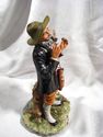 RARE Capodimonte Porcelain Figurine "Hunter and Do