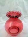 Cranberry Glass Oil Lamp, Operable, Excellent Cond