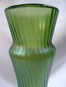 Antique Austrian Iridescent Green Glass Vase, circ