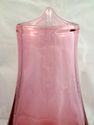 Rose Colored Art Glass Crystal Vase, Vintage, Heav