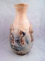 Elephant Themed Pottery Vase, Head and Tail Applie