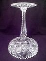 Rare American Brilliant Period Cut Crystal Tall Co