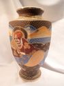 Large Satsuma Vase, Male, Female Depictions, Hand-