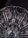 Beautiful Cut Crystal Vase, Very Heavy, Hobstars, 