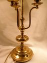 Vintage Brass 3-Bulb Lamp, Tall, Over 7 Lbs, Worki