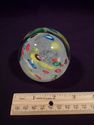 Set of 3 Handblown Glass Paperweights, Millefiori,