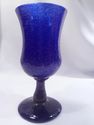 Collection of 8 Mexican Glass Goblets, 5 Cobalt, 3