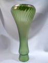 Antique Austrian Iridescent Green Glass Vase, circ