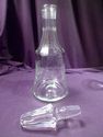 Rare Elegant Glass Wine Set, Decanter and 5 Wine G