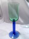 Set 8 Wine Glasses, Green, Blue, Plus Set 4 Small 