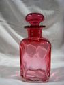 Pair of Antique Rubina Scent Bottles, Stoppered, S