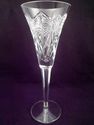 Pair Waterford Marked Cut Crystal Champagne Toasti