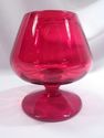 Collection of 6 Seriously Red Brandy Glasses, 3-4"