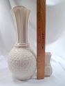 Rare Large Belleek Porcelain Parian Vase and Scent