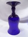 Set of 7 Large Cobalt Blue Goblets, Studio Glass, 