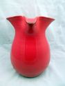 Rare Cantagalli Italian Pitcher, Deep Red, Made fo