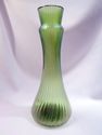 Antique Austrian Iridescent Green Glass Vase, circ