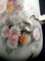 Hand-Painted Porcelain Pitcher, Fancy Floral, Gold