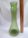 Antique Austrian Iridescent Green Glass Vase, circ