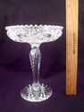 Rare American Brilliant Period Cut Crystal Tall Co