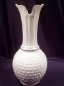 Rare Large Belleek Porcelain Parian Vase and Scent