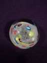 Set of 3 Handblown Glass Paperweights, Millefiori,