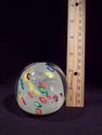 Set of 3 Handblown Glass Paperweights, Millefiori,