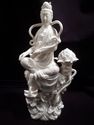 Matching Pair of Quan Yin Chinese Goddess of Compa