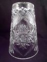 Large Cut Crystal Vase, Fan, Puntys Pattern, 20th 