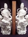 Matching Pair of Quan Yin Chinese Goddess of Compa